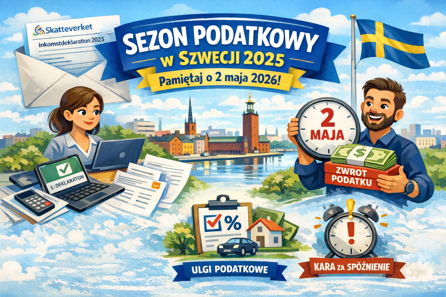 Jak rozliczyć się w Szwecji?