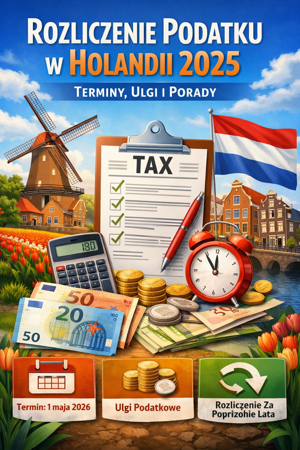 Do kiedy muszę rozliczyć się z podatku w Holandii za rok 2025?