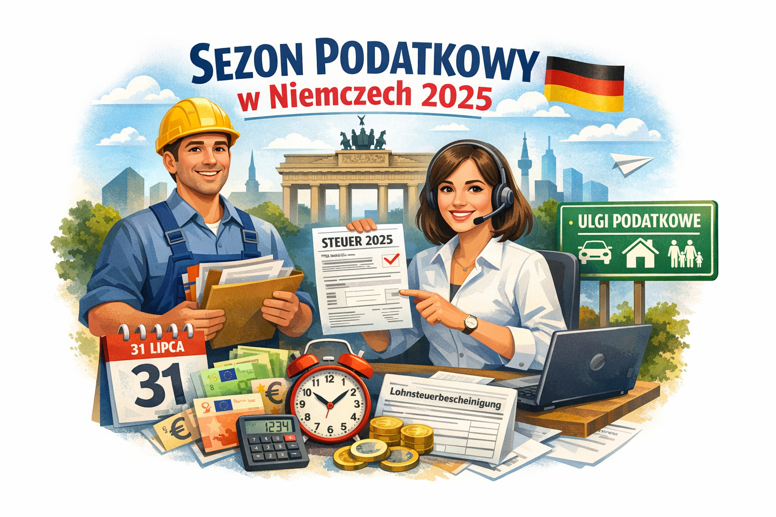 Sezon podatkowy w Niemczech za 2025 rok – co warto wiedzieć?