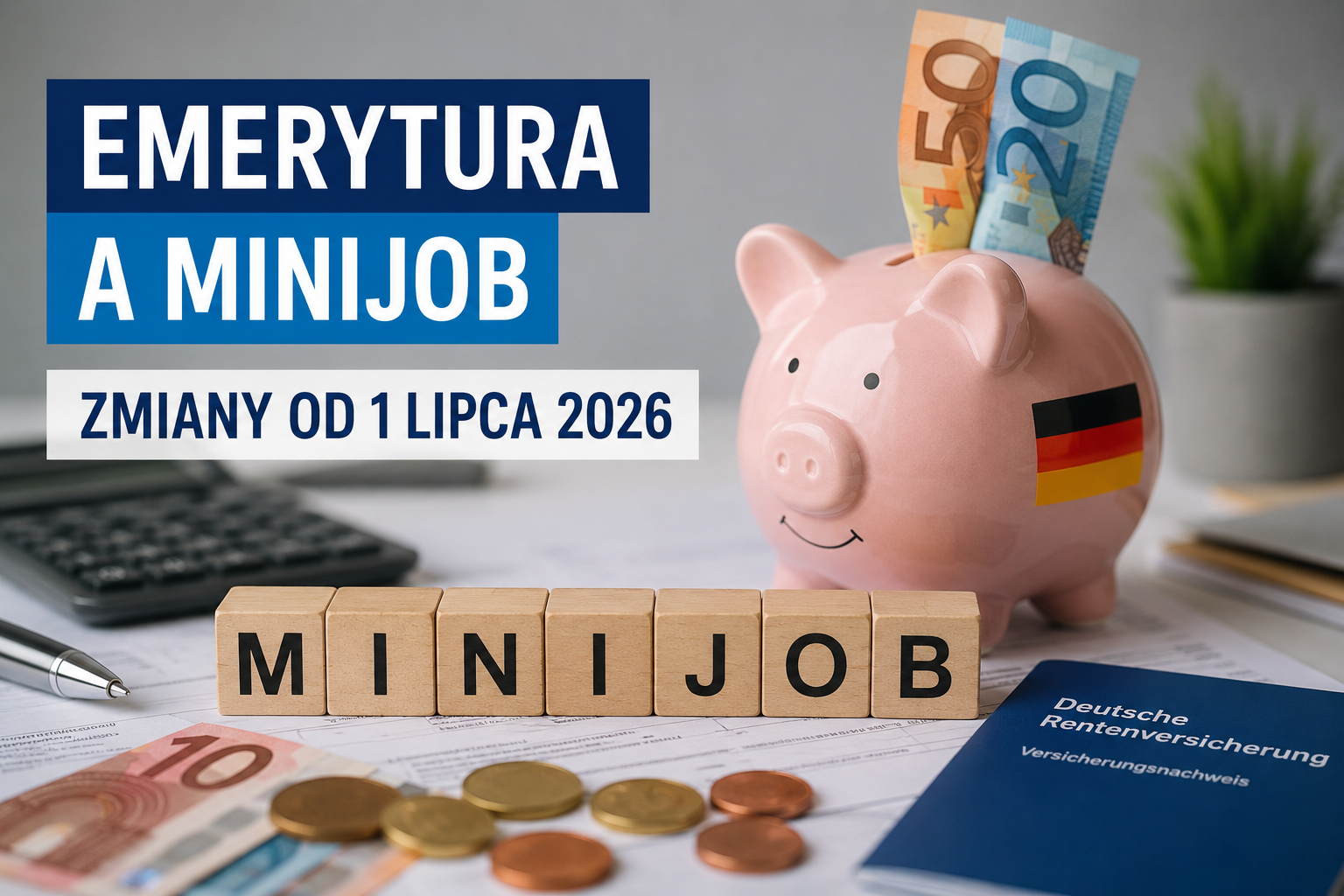 Emerytura a Minijob w Niemczech – co zmieni się od 1 lipca 2026 roku? czI