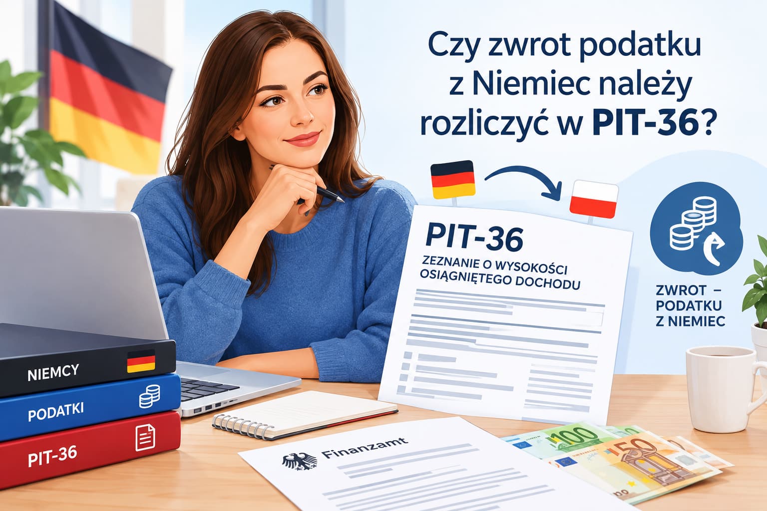 Czy zwrot podatku z Niemiec trzeba wykazać w polskim PIT?
