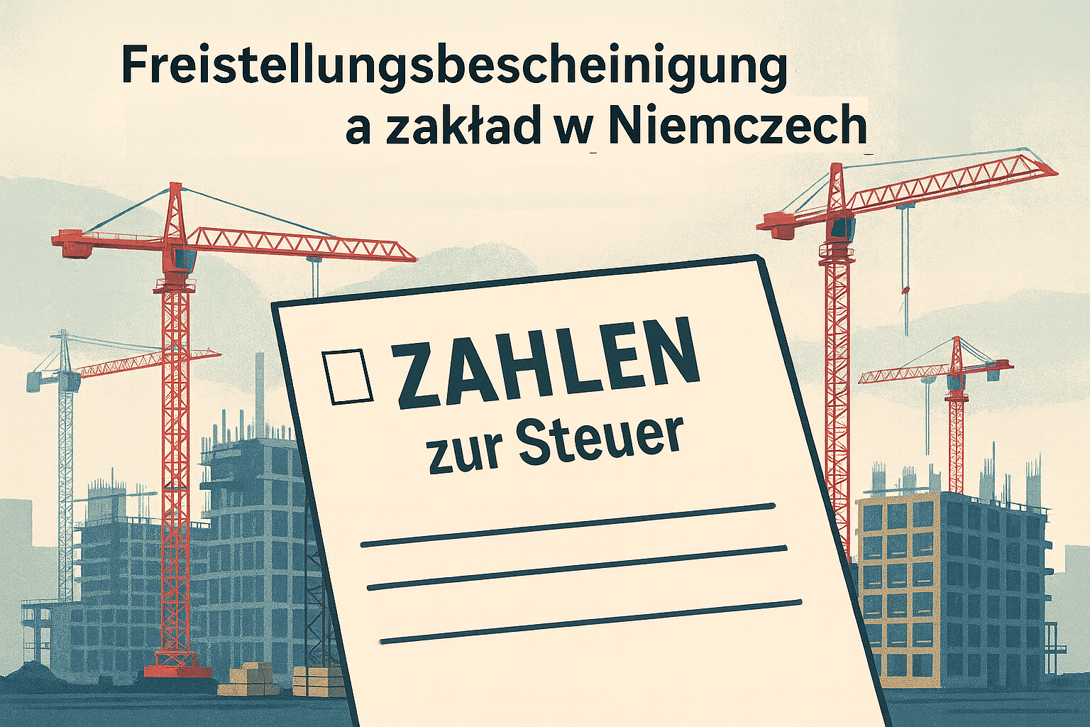 Freistellungsbescheinigung a ryzyko powstania zakładu w Niemczech
