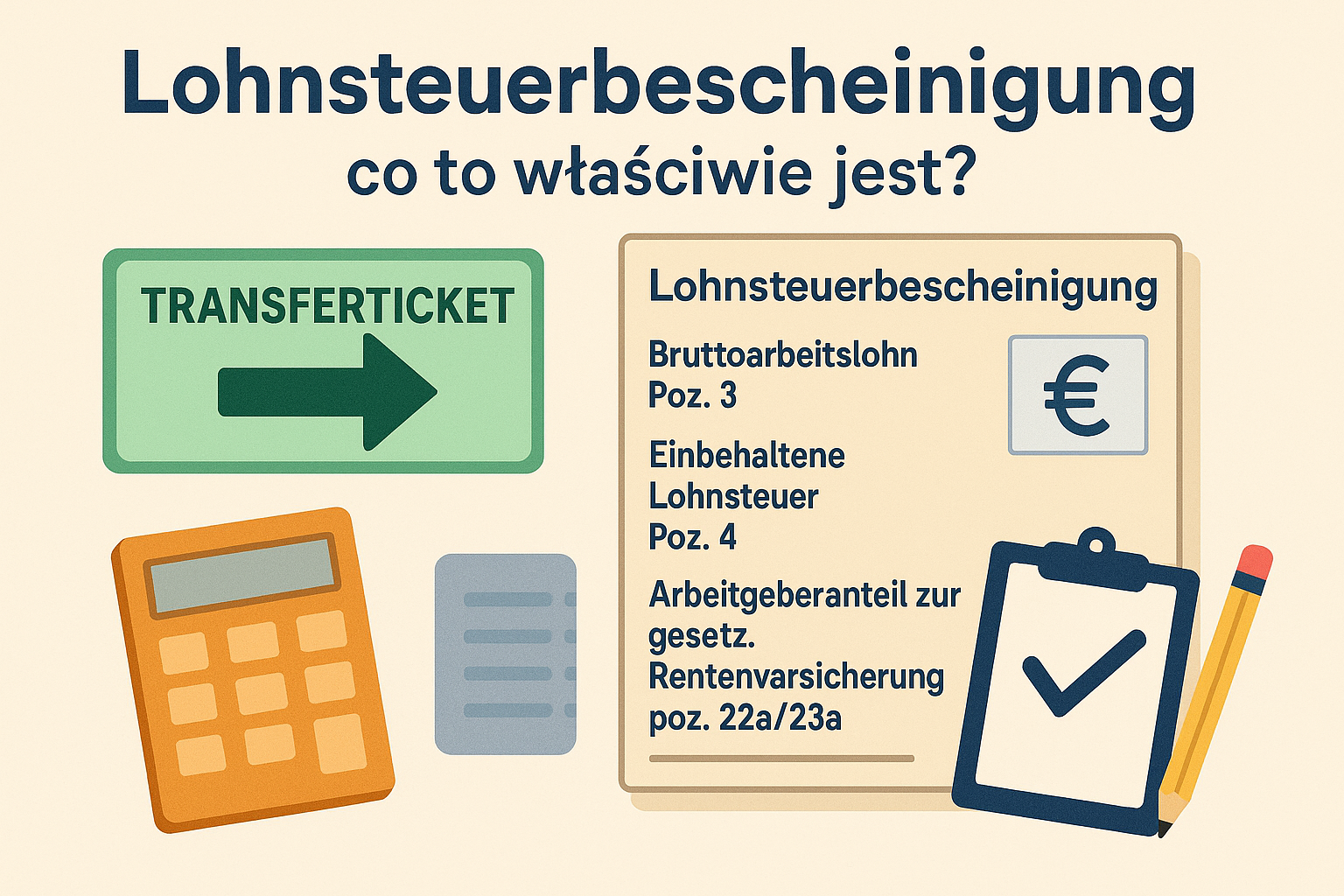 Lohnsteuerbescheinigung - co to właściwie jest?