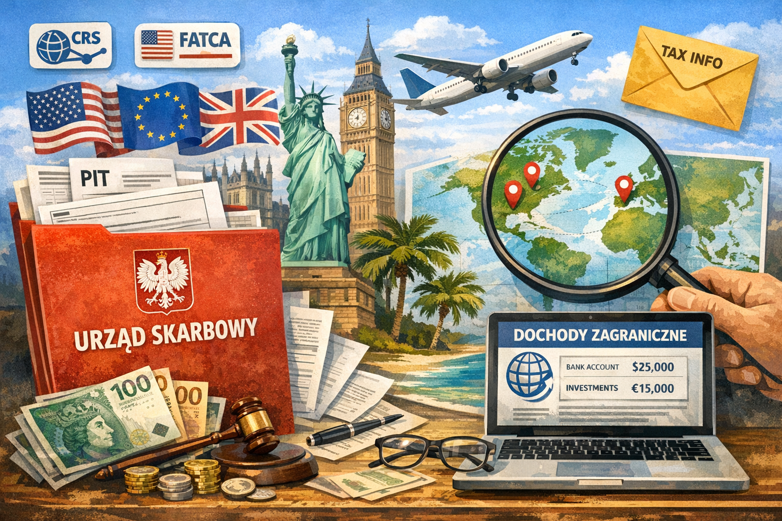 Jak polski urząd skarbowy sprawdza dochody zagraniczne?