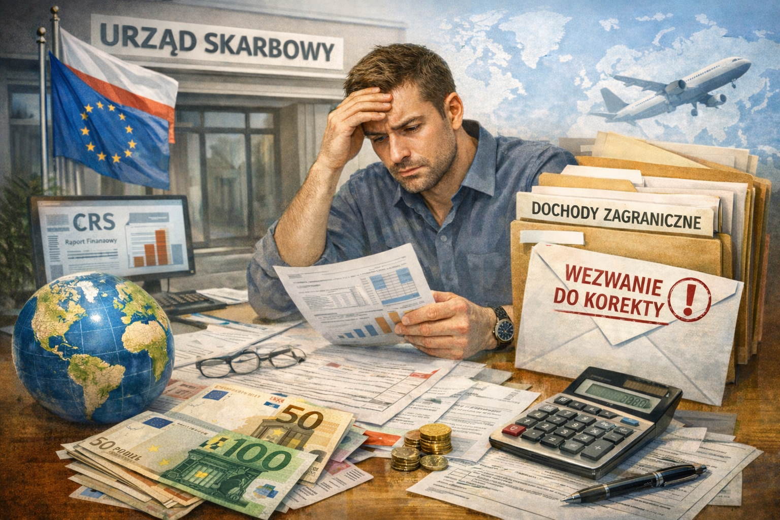 Kiedy polski urząd skarbowy może wezwać do korekty zeznania o dochody zagraniczne?