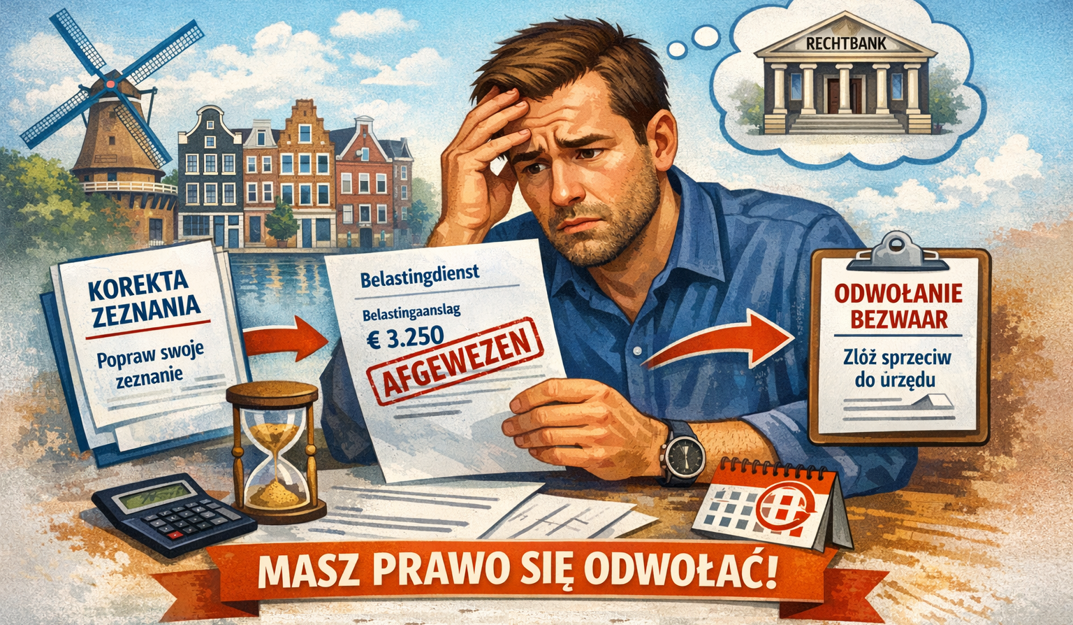 Jak skutecznie odwołać się od decyzji podatkowej w Holandii?