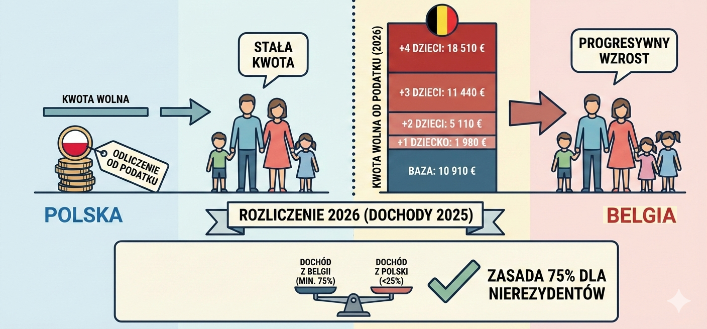 Ulga na dzieci w Belgii
