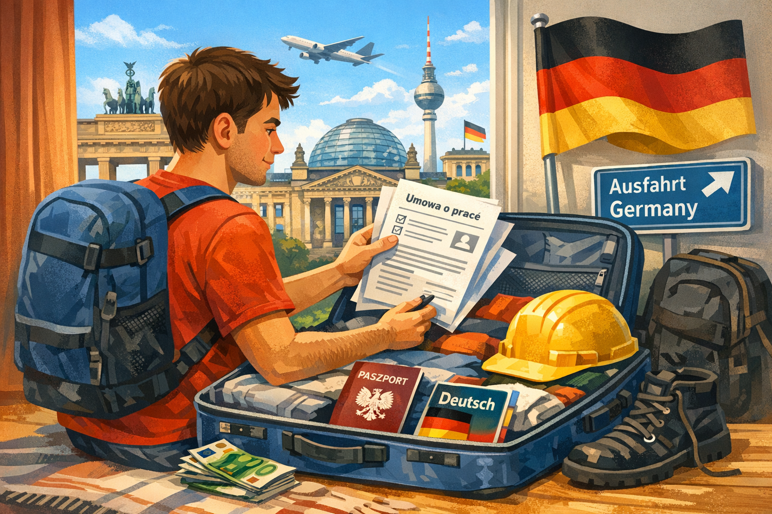 Jak przygotować się do wyjazdu do pracy do Niemiec?