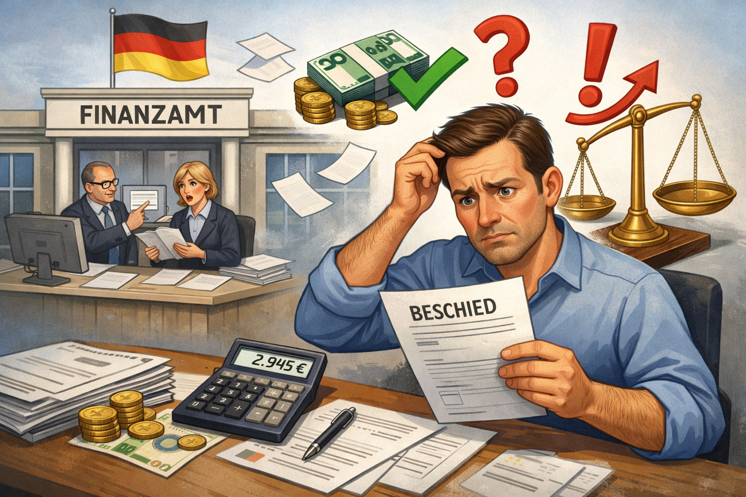 Błąd Finanzamt – co jeśli niemiecki urząd pomylił się na korzyść podatnika?