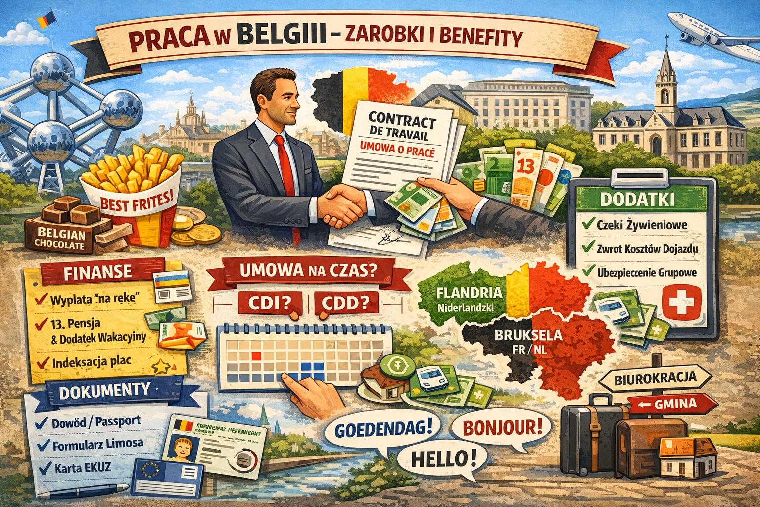 Jak przygotować się do wyjazdu do pracy w Belgii
