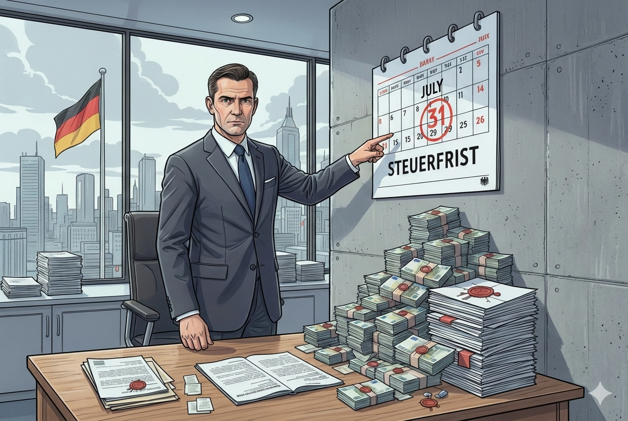 Kary za brak zeznania w Niemczech!