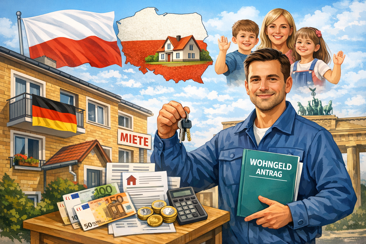 Jak uzyskać dopłatę do czynszu w Niemczech (Wohngeld)?